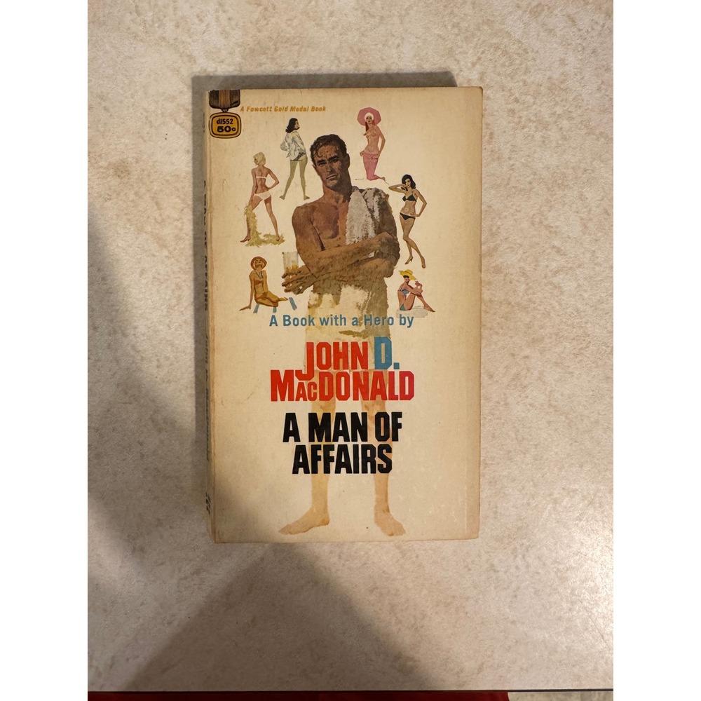 A‎ Man of Affairs John D MacDonald 1957 First Edition Gold Medal Paperback d1552